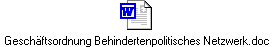 Geschäftsordnung Behindertenpolitisches Netzwerk.doc